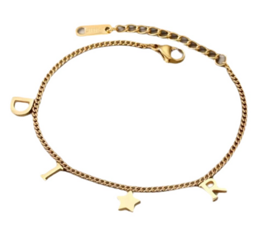 Gold Star Bracelet