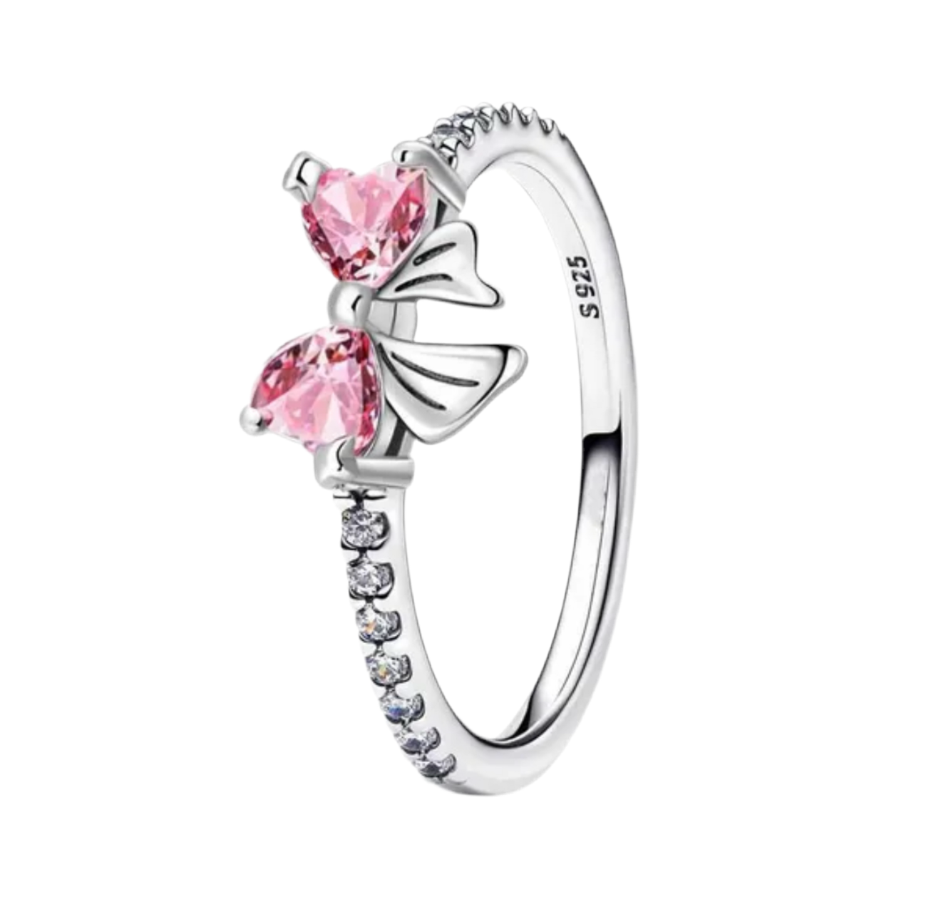 The Pink Luxe Ribbon Ring