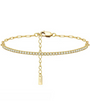The Gold Extra Dainty Aurora Tennis Bracelet