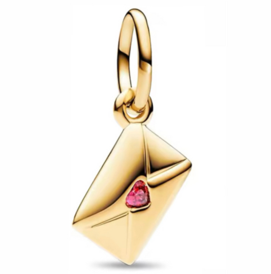 The Golden Luxe Love Letter Charm