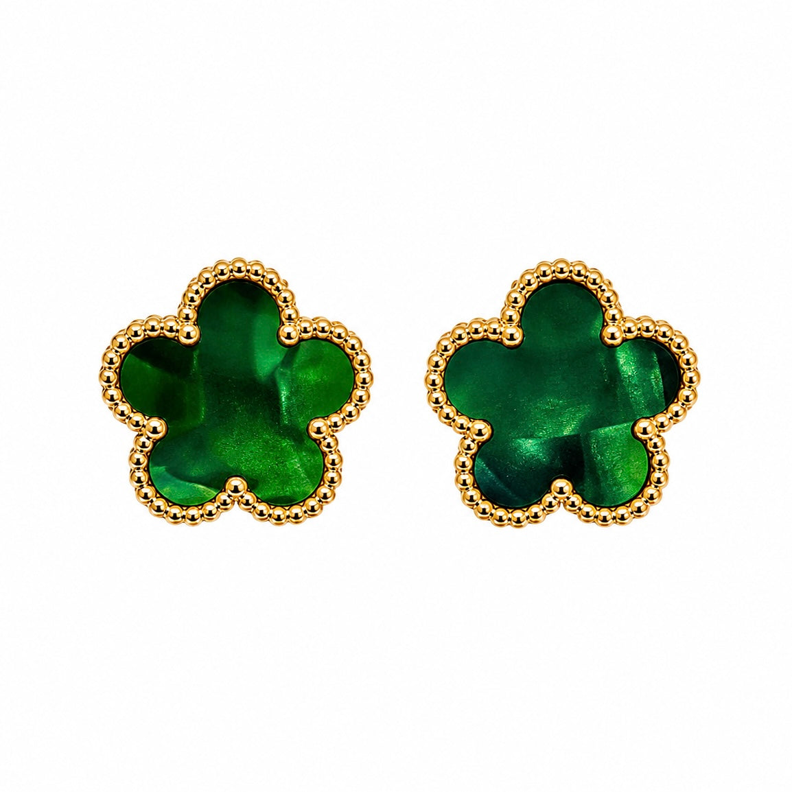 The Gold Amara Clover Studs