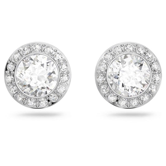 The Silver Sparkling Halo Harmony Studs
