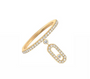 The Gold Éloria Radiance Link Adjustable Ring