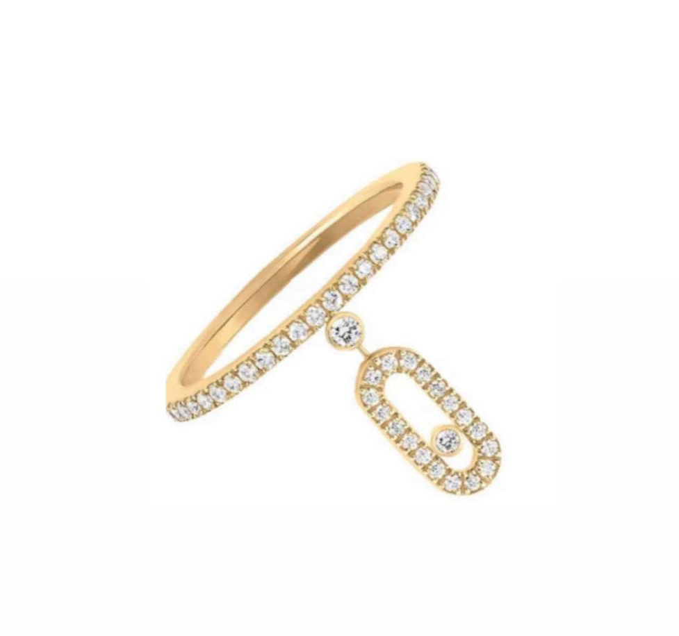 The Gold Éloria Radiance Link Adjustable Ring
