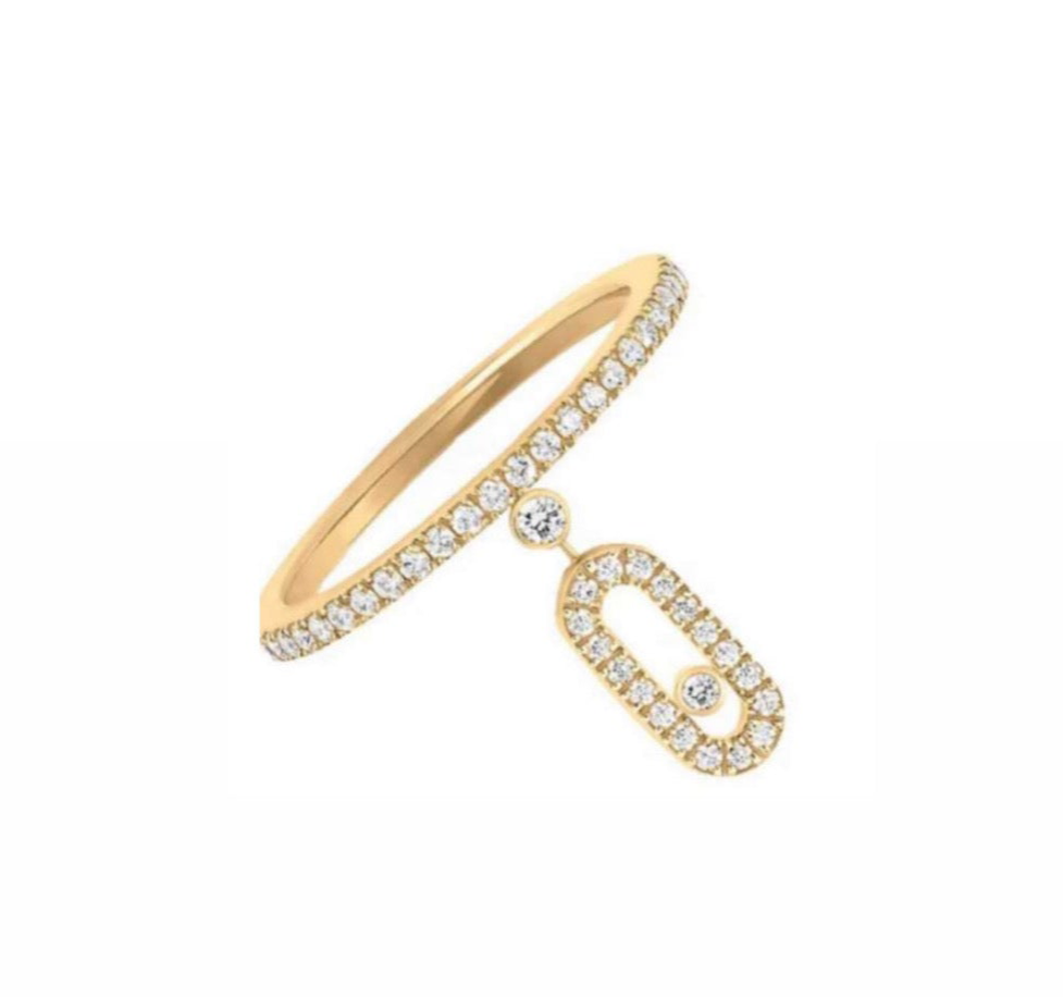 The Gold Éloria Radiance Link Adjustable Ring