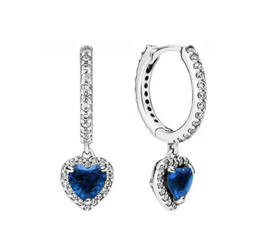 The Deep Blue Wave Celestial Heart Huggies