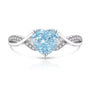 The Estrianà Heart Infinité Adjustable Ring