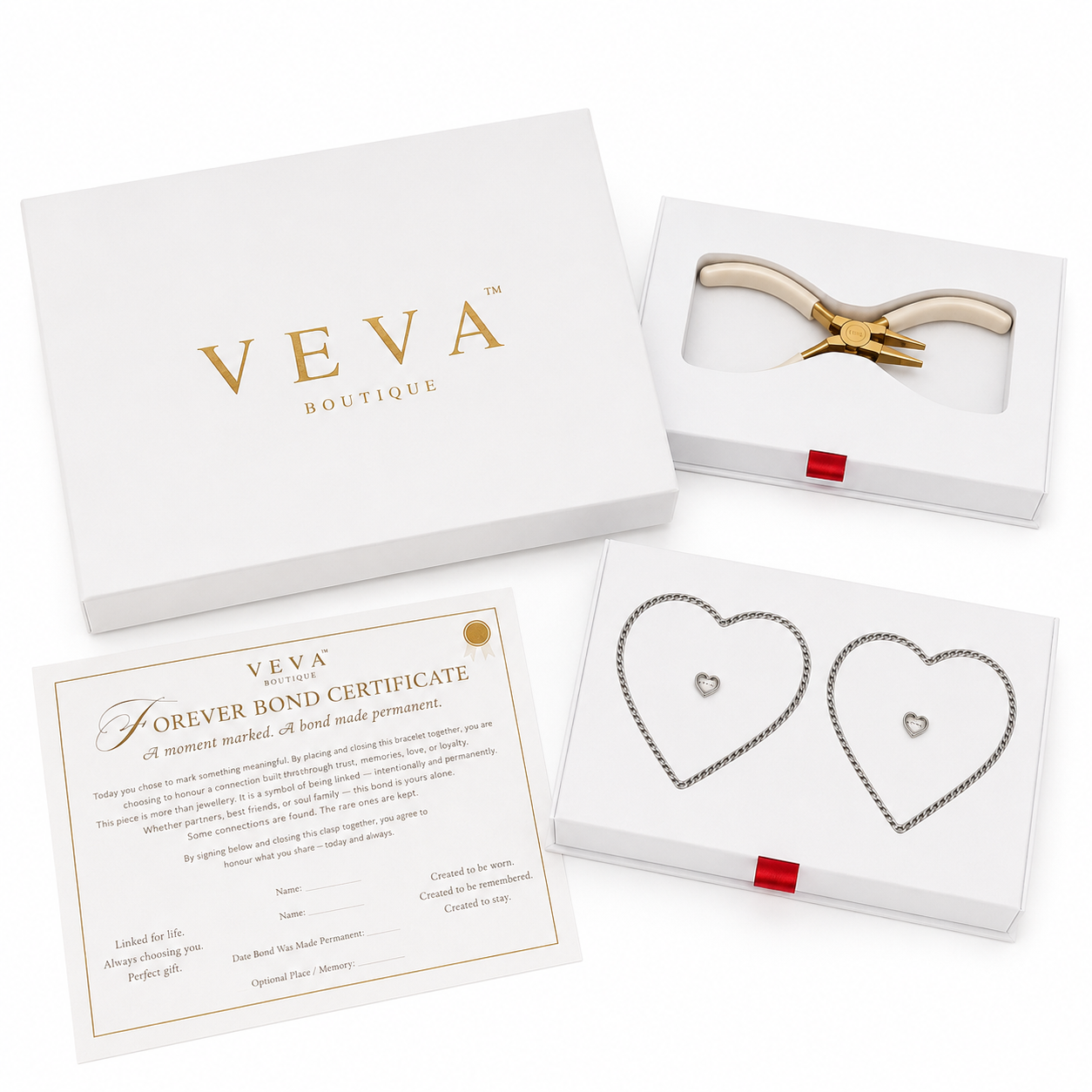 Veva Boutique Forever Bond Permanent Keepsake
Bracelet Set