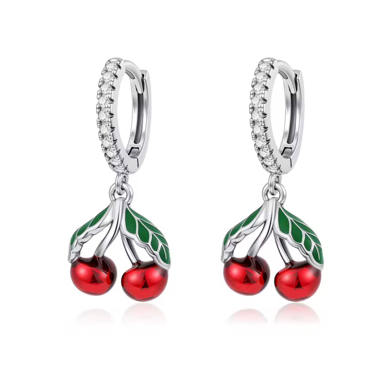 The Silver Summer Cherry Huggies