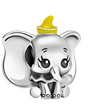 Flying Elephant Charm (Only Compatible With Bangle)