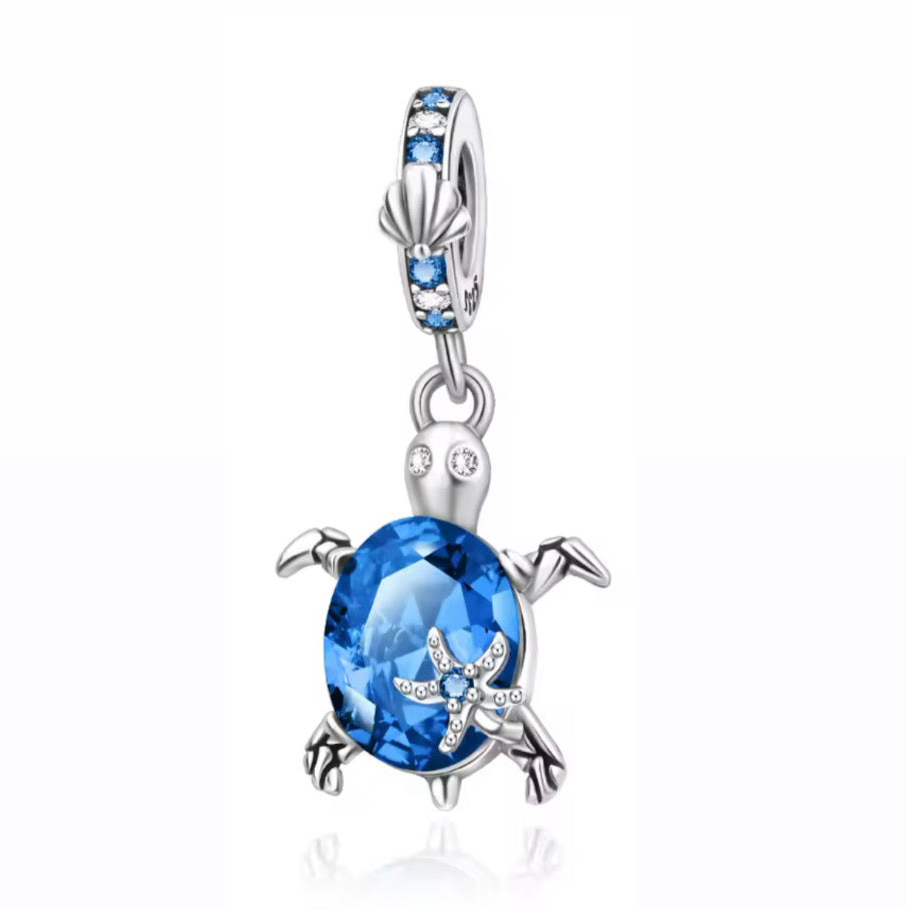 The Ocean Wave Turtle Charm