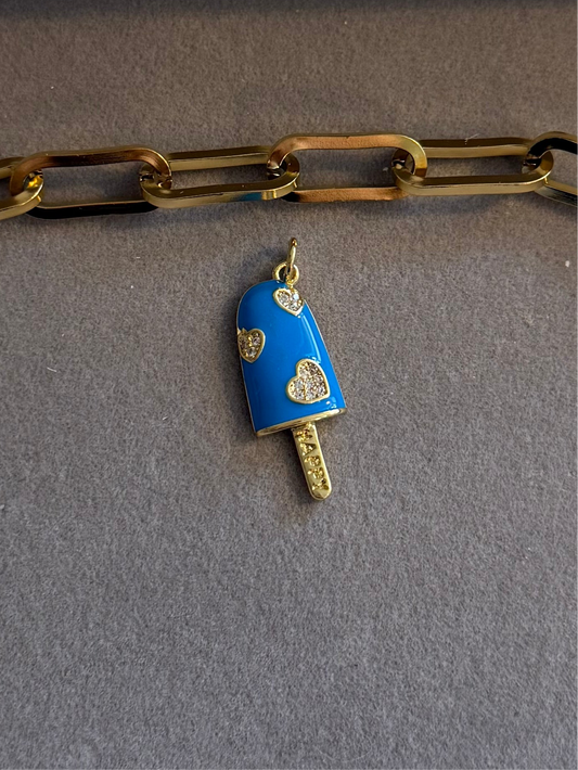 The Bubblegum Summertime Popsicle Charm