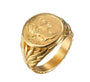 The Gold Imperial Heirloom Caesar Ring