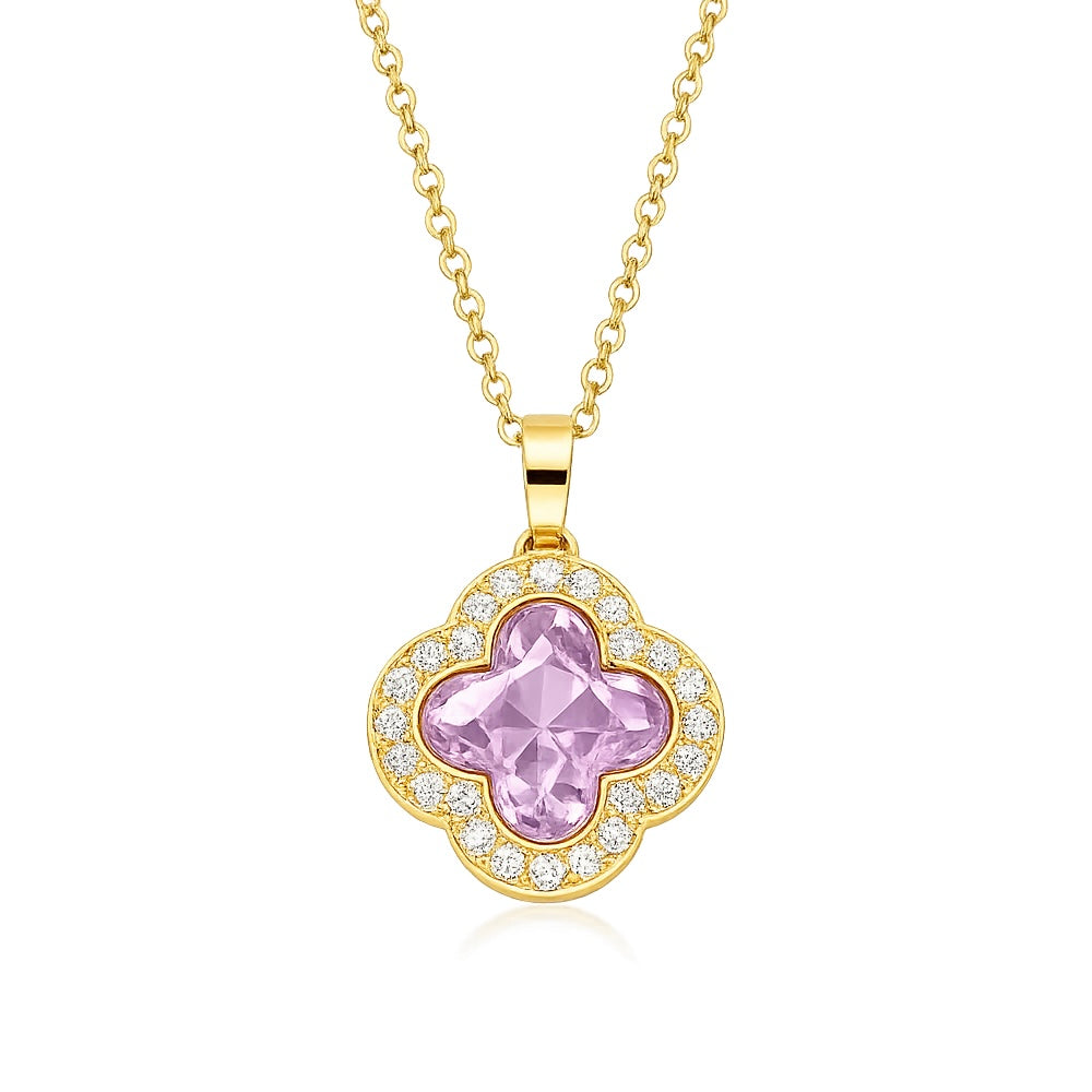 The Gold Anastasia Clover Necklace