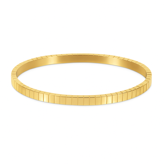 The Gold Mirage Edge Bangle