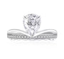 The Silver Zarà Teardrop Tiara Adjustable Ring
