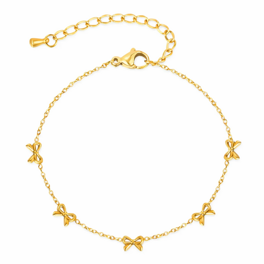The Gold Wrapped With A Bow Bracelet