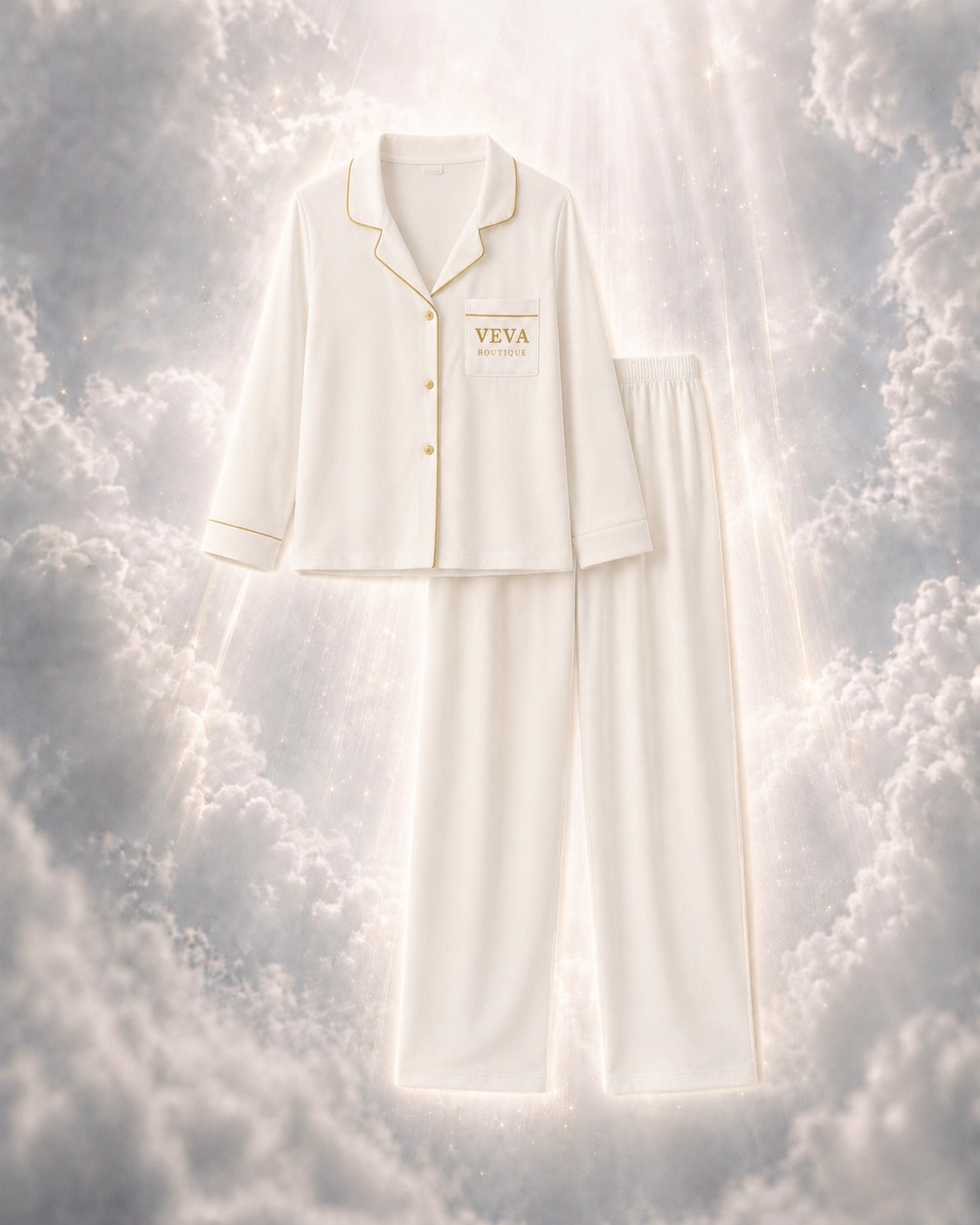 The Veva Boutique Heaven-Soft Cloud Pyjamas
