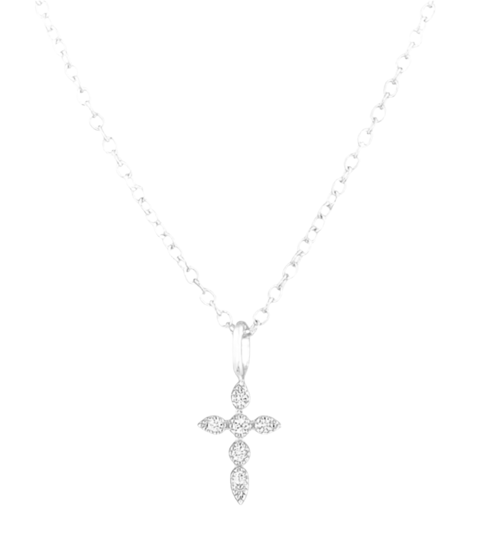 The Dainty Silver Cross Necklace