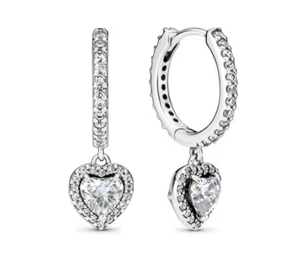 The Silver Celestial Heart Huggies