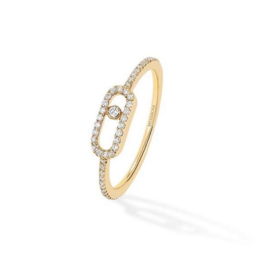 The Gold Radiance Link Adjustable Ring