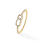 The Gold Radiance Link Adjustable Ring