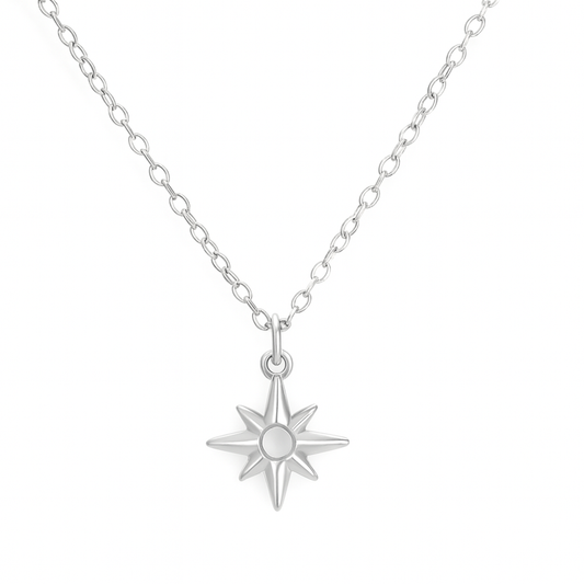 The Silver Winter Star Solace Necklace