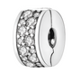 The Silver Glitter Clip Charm