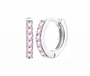 The Pink Mini Sparkling Hoops