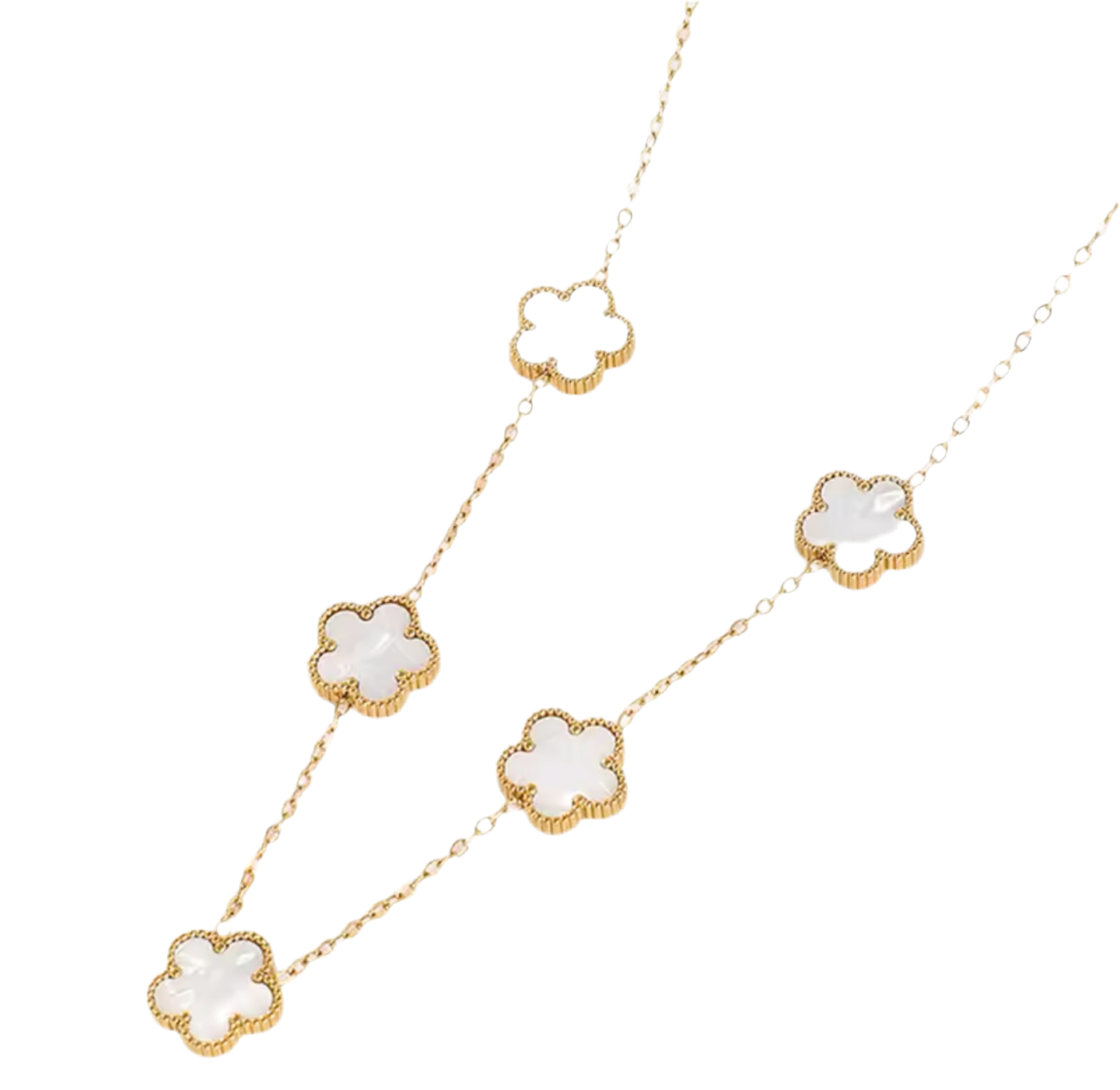 The Blanc Clover Necklace