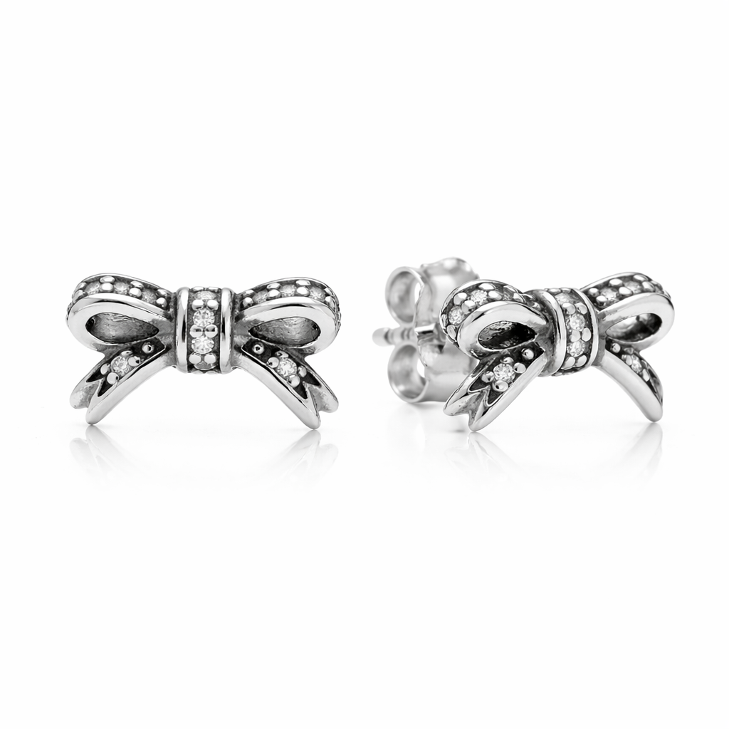 The Arabelle Bow Stud Earrings