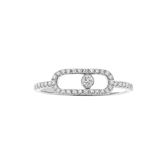 The Silver Radiance Link Ring