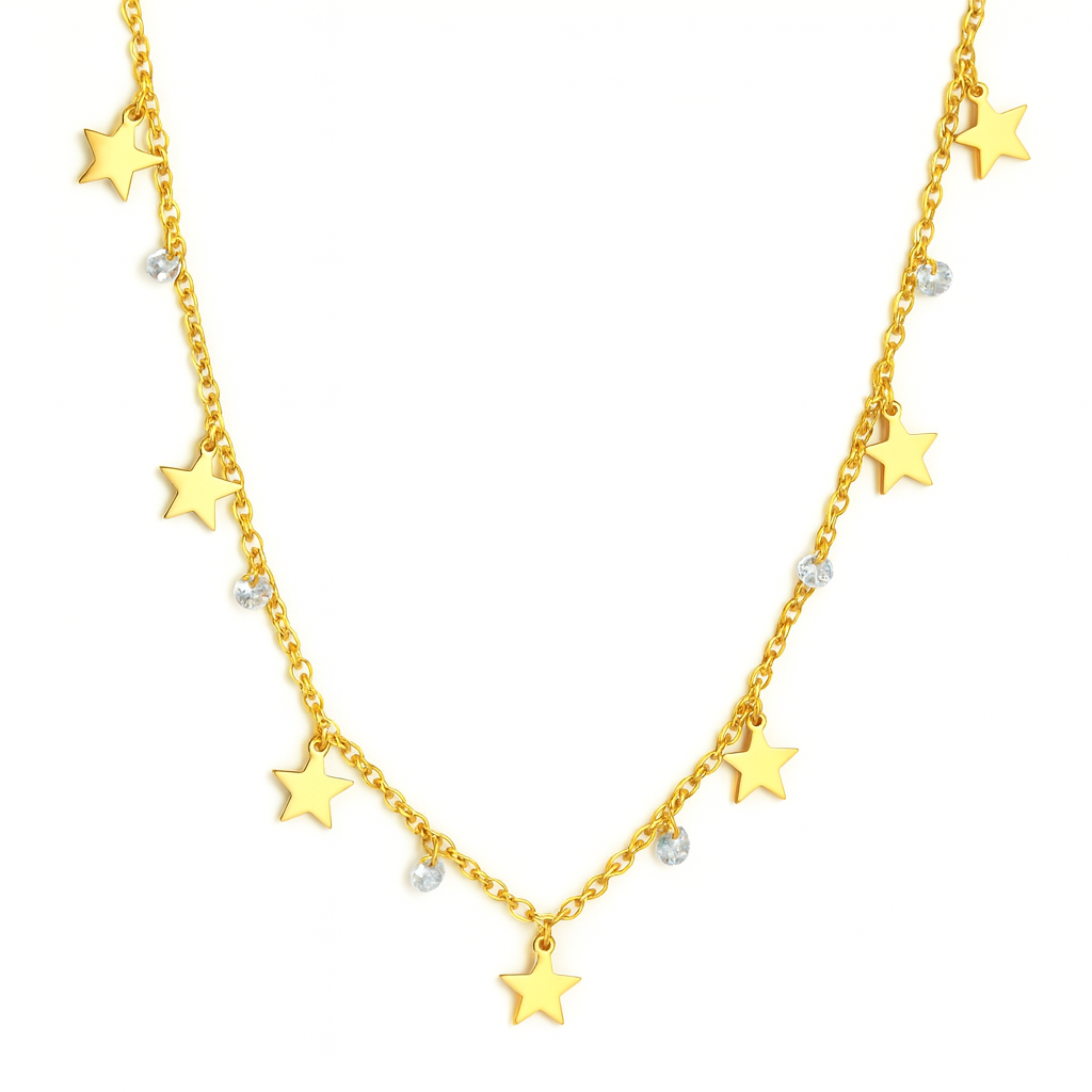The Gold Celestia Starveil Necklace