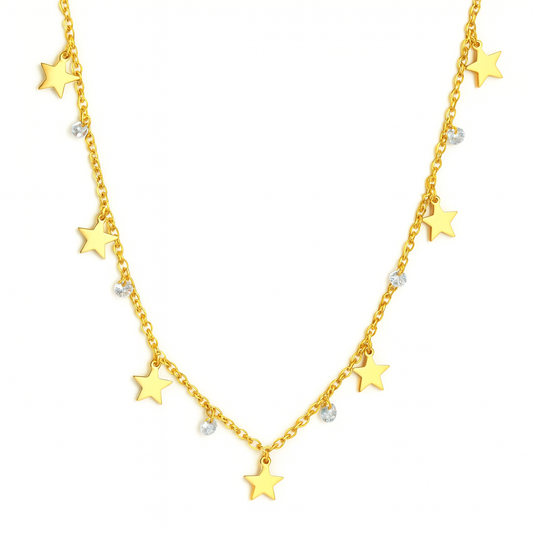 The Gold Celestia Starveil Necklace