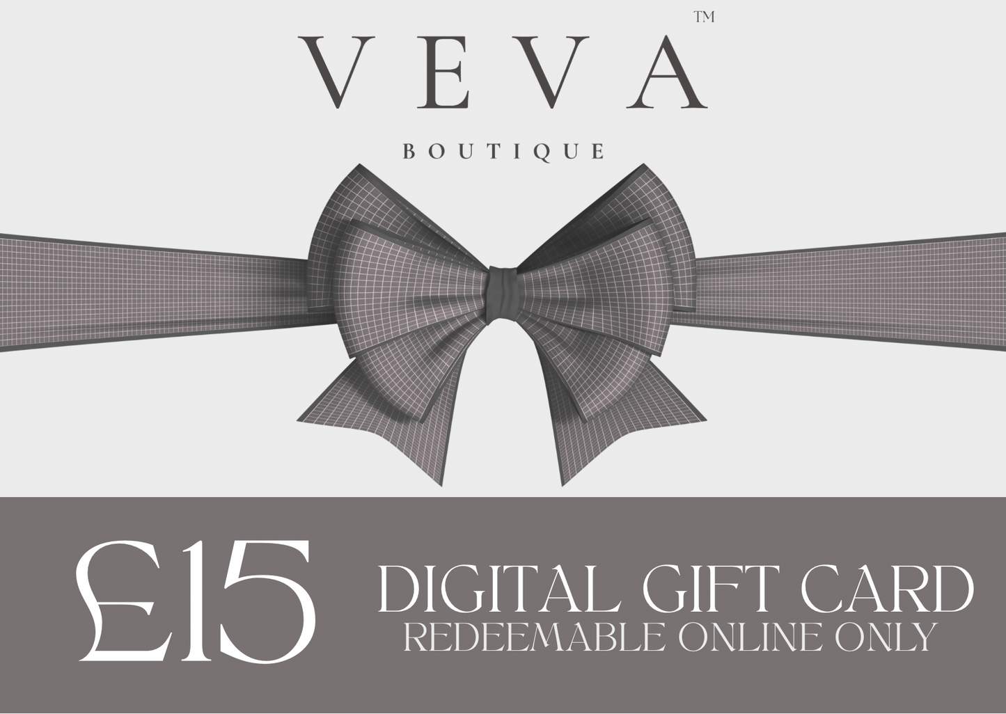 Veva Boutique Digital Christmas Gift Card