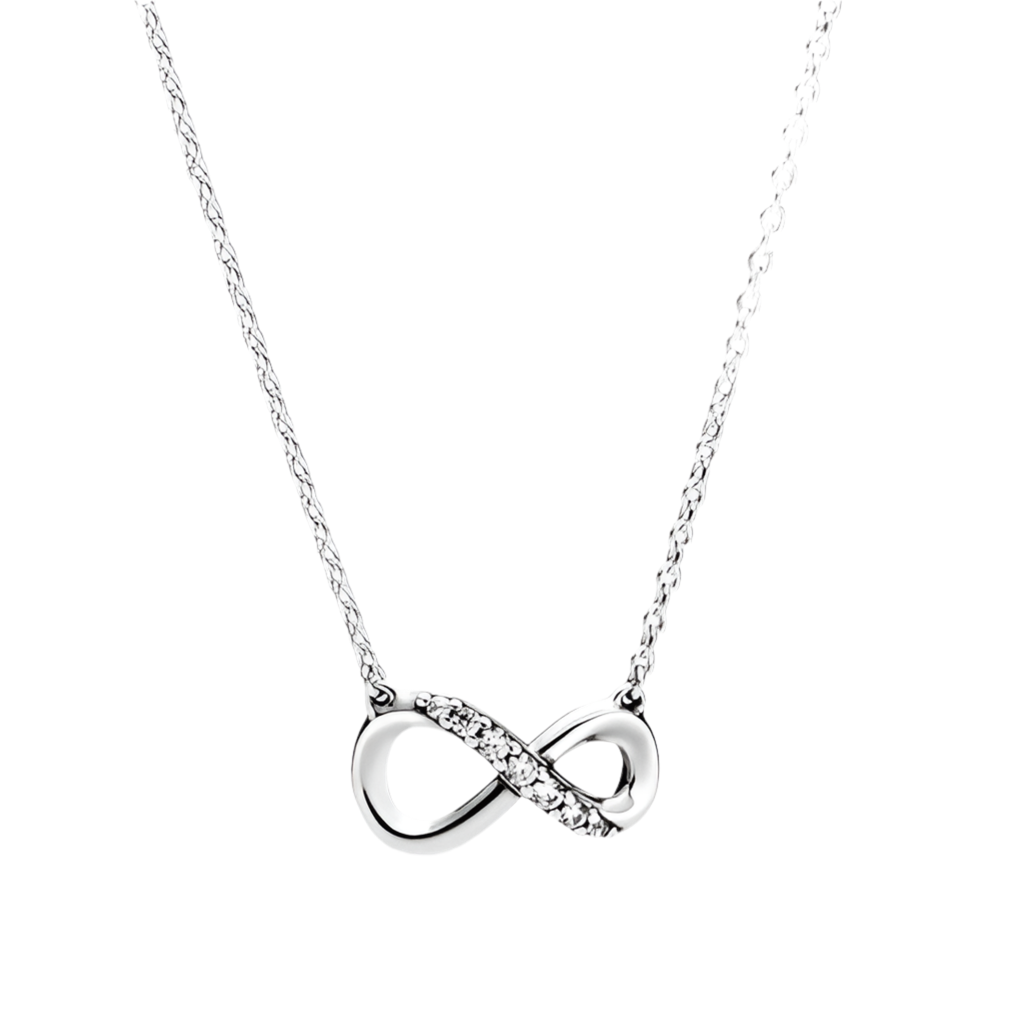 The Silver Always & Forever Infinity Necklace