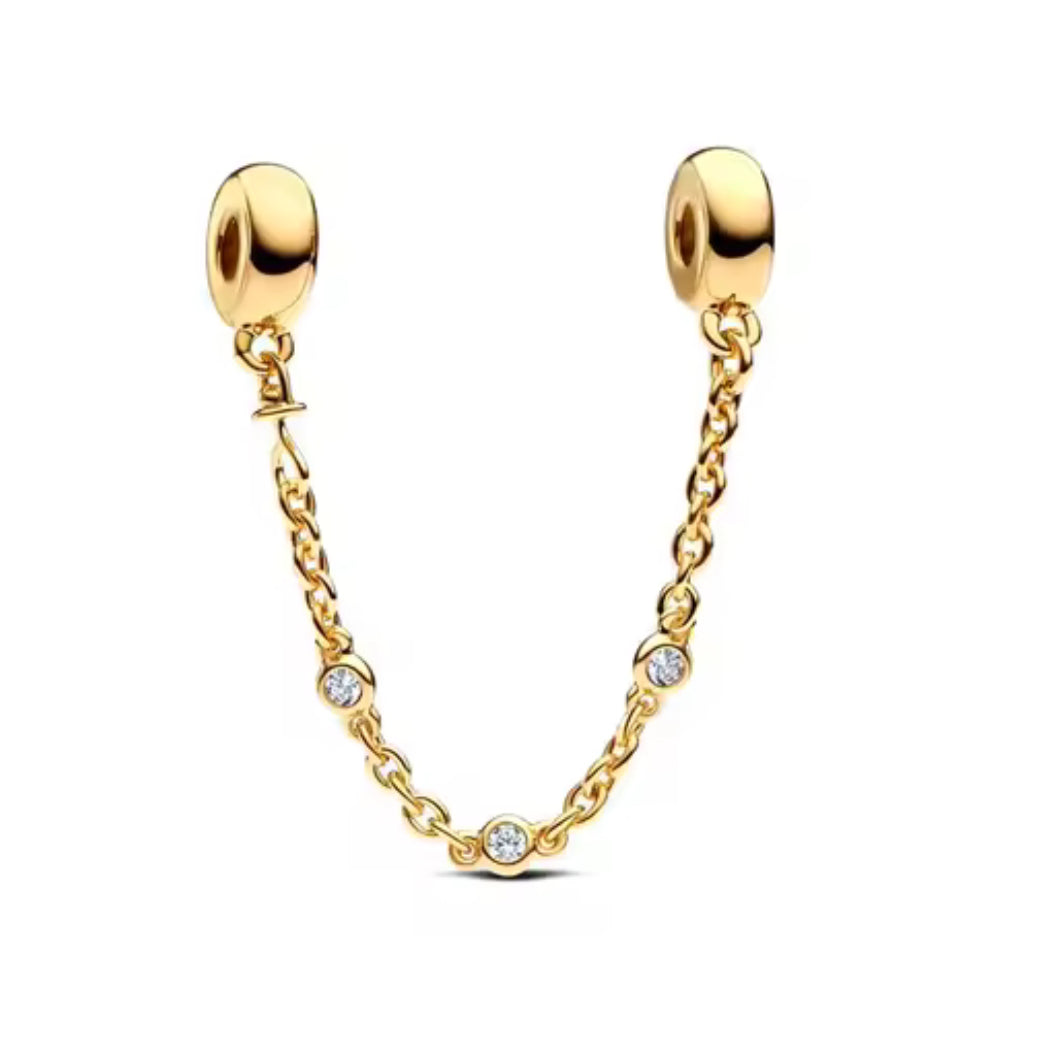 The 18k Gold Plaited Luxe Safety Chain