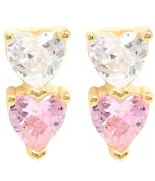 The Heart To Heart Drop Studs