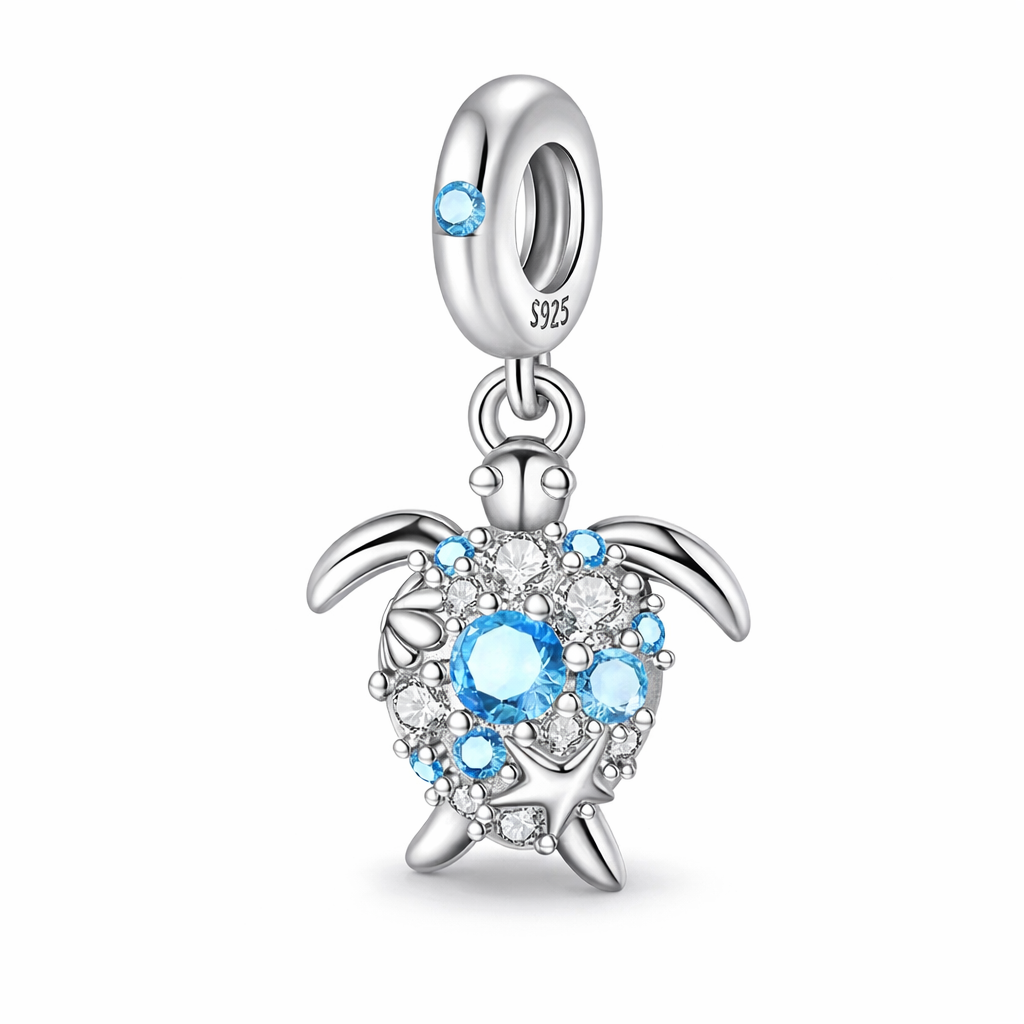 The Silver Maris Turtle Charm