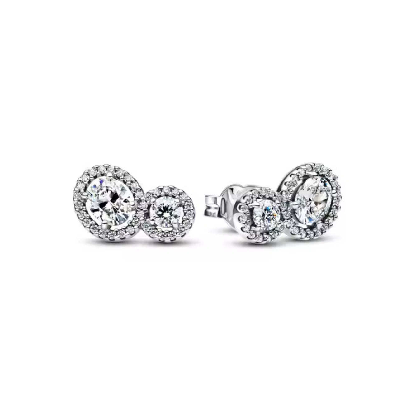The Silver Soul Duo Circle Studs