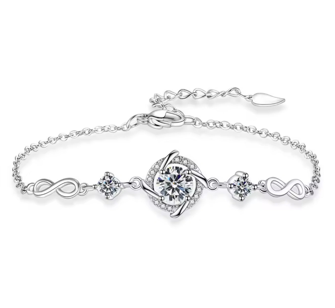 The Silver Dainty Cinderella Gemstone Bracelet