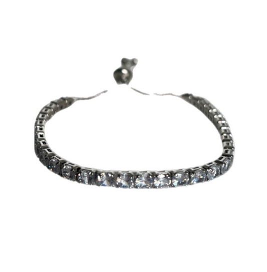 Luxe Silver Tennis Bracelet