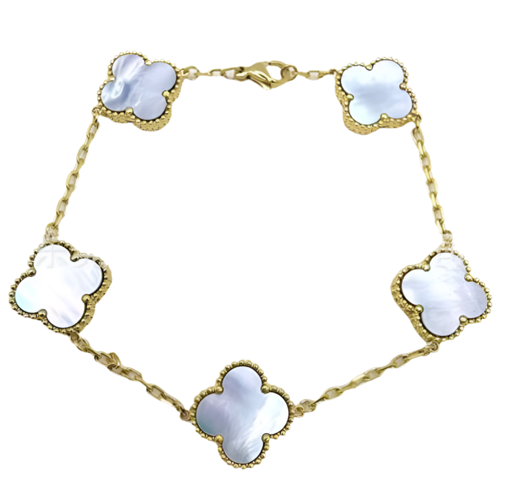 The Gold Etoilè Arabia Moonlight Opéra Clover Bracelet