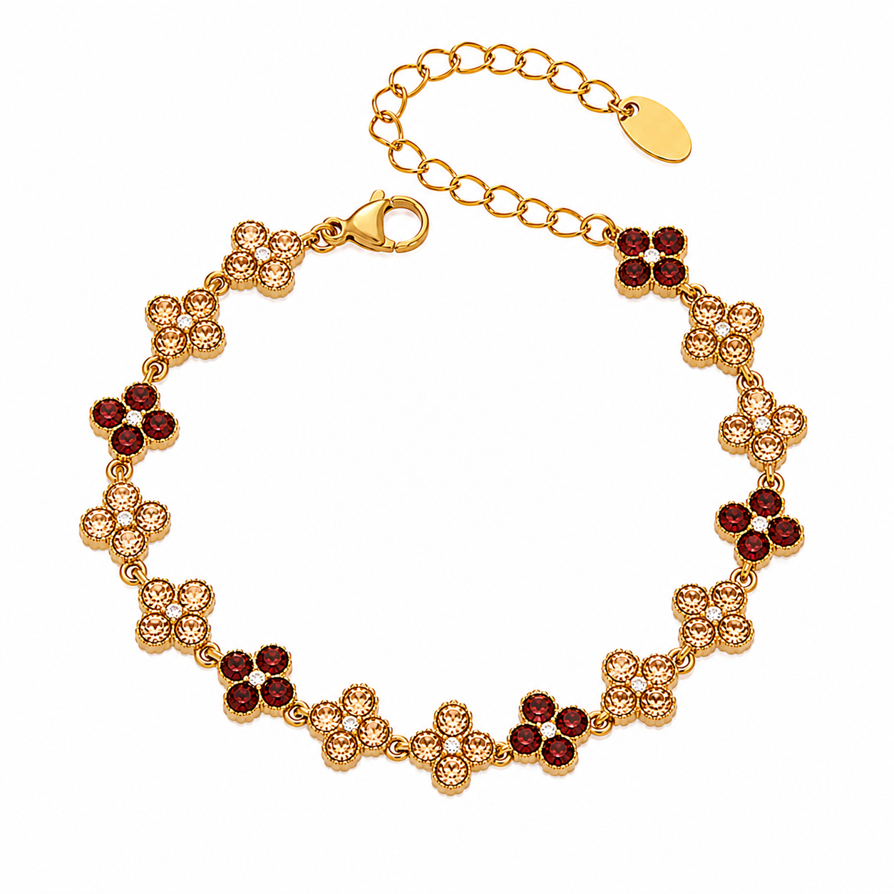 The Gold Sahara Clover Bracelet