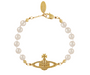 The Gold Saturn Planet Pearl Bracelet