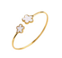 The Pearly White Flower Aura Bangle