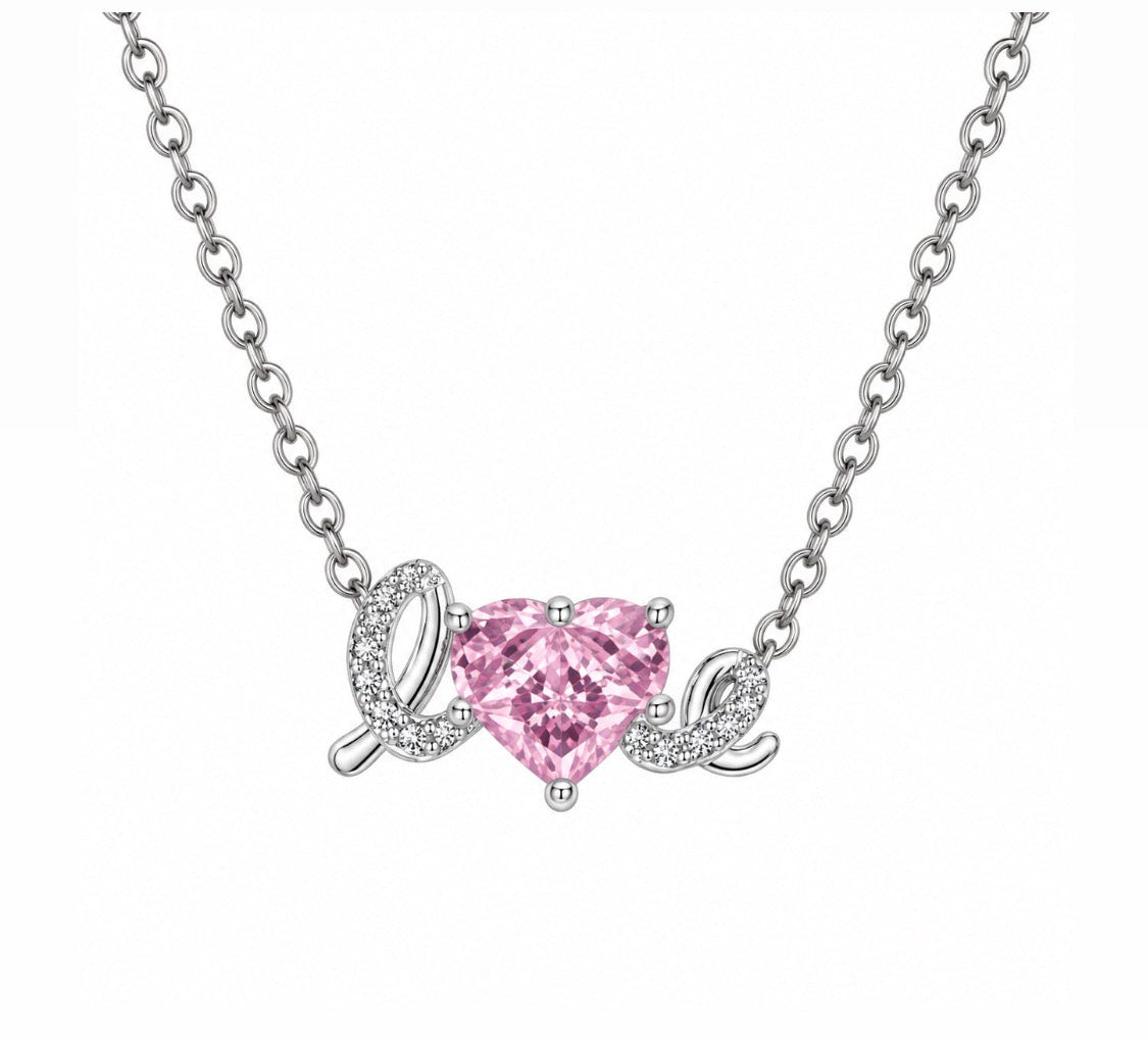 The Silver Love Pendant Necklace