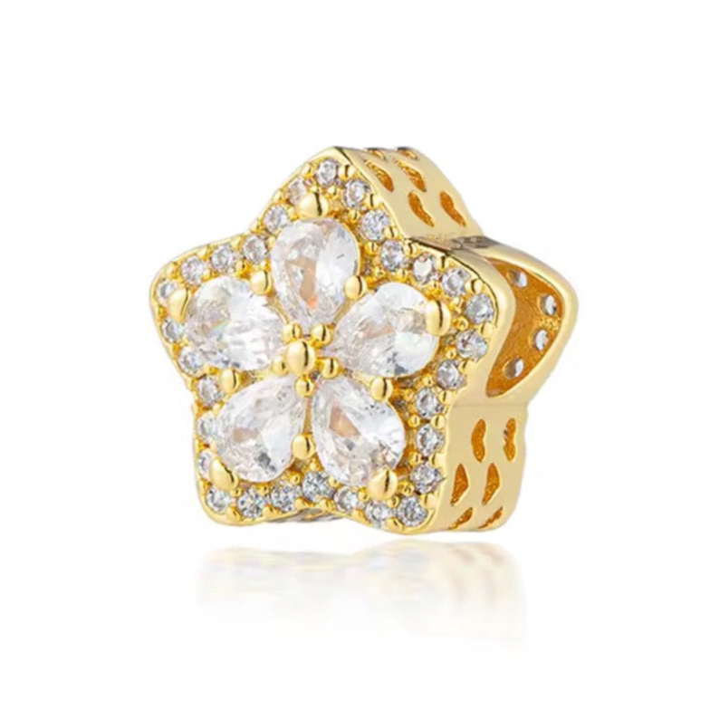 The Golden Hibiscus Charm