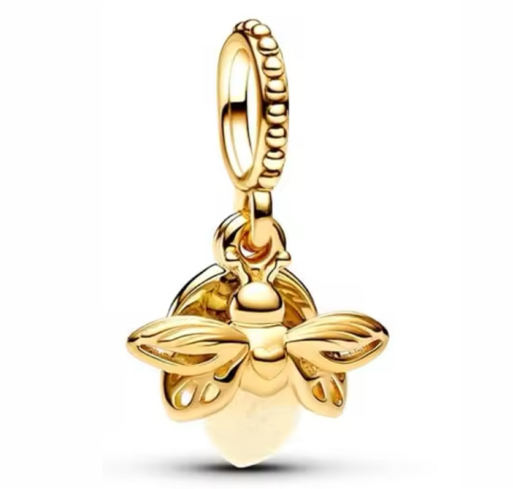 The Gold Aurelia Bee Charm