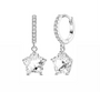 The Silver Sparkling 3D Flower Huggies